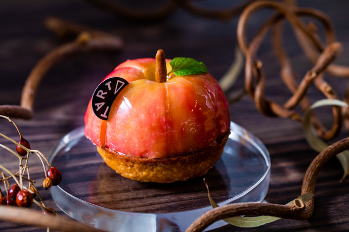長野県産「シナノスイート」を軽くコンポートにしたリンゴ